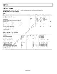 ADV212BBCZRL-115 Datasheet Page 4