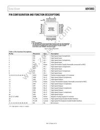 ADV3003ACPZ-R7 Datasheet Page 5
