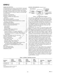 ADV601LCJSTZRL Datasheet Page 2