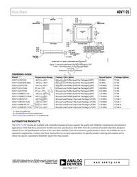 ADV7125WBSTZ170-RL Datasheet Page 17