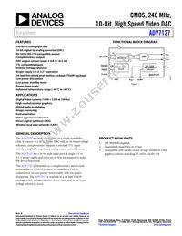 ADV7127KRU50-REEL Datasheet Cover