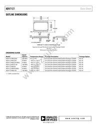 ADV7127KRU50-REEL Datasheet Page 18