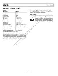 ADV7180WBSTZ-REEL Datasheet Page 12