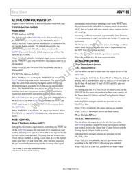 ADV7180WBSTZ-REEL Datasheet Page 23