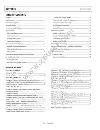 ADV7181CWBSTZ-REEL Datasheet Page 2