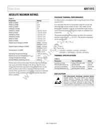 ADV7181CWBSTZ-REEL Datasheet Page 9