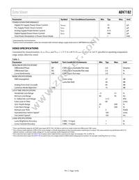 ADV7182BCPZ-RL Datasheet Page 7