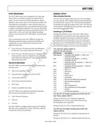 ADV7189BBSTZ Datasheet Page 21