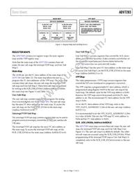 ADV7283WBCPZ Datasheet Page 17