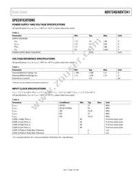 ADV7340BSTZ Datasheet Page 7