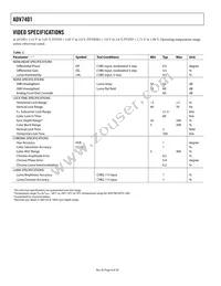 ADV7401BSTZ-80 Datasheet Page 6