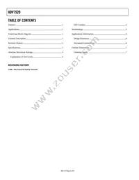 ADV7520BCPZ-80 Datasheet Page 2