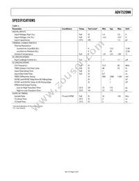 ADV7520NKBBCZ-80 Datasheet Page 3