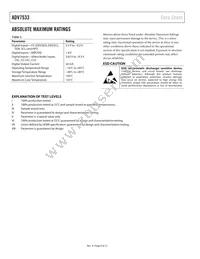 ADV7533BCBZ-RL7 Datasheet Page 8