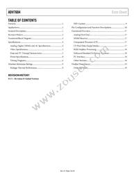 ADV7604BBCZ-5P Datasheet Page 2
