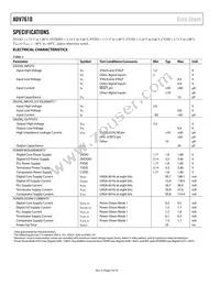 ADV7610BBCZ-P-RL Datasheet Page 4