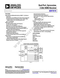 ADV7619KSVZ-P Datasheet Cover