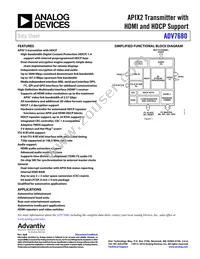ADV7680WBCPZ-P-RL Datasheet Cover