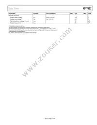 ADV7802BSTZ-150 Datasheet Page 5