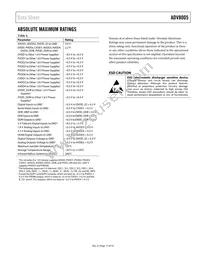 ADV8005KBCZ-8N-RL Datasheet Page 17