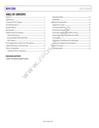 ADXL1004BCPZ-RL7 Datasheet Page 2