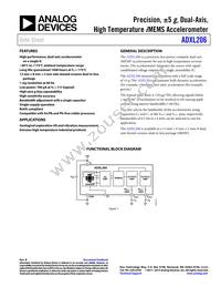 ADXL206HDZ Datasheet Cover