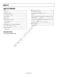 ADXL212AEZ-RL Datasheet Page 2