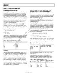 ADXL212AEZ-RL Datasheet Page 10