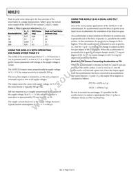 ADXL213AE-REEL Datasheet Page 10