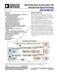 ADXL295WBRDZ-RL Datasheet Cover