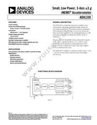 ADXL330KCPZ-RL Datasheet Cover