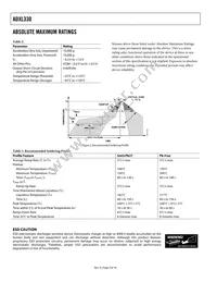 ADXL330KCPZ-RL Datasheet Page 4