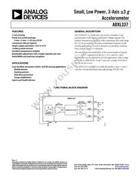 ADXL337BCPZ-RL Datasheet Cover