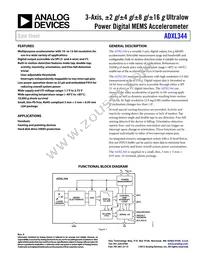 ADXL344ACCZ-RL Datasheet Cover