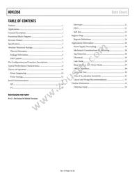 ADXL350BCEZ-RL Datasheet Page 2