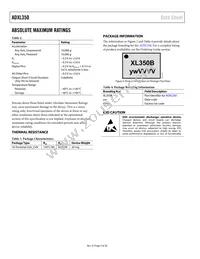 ADXL350BCEZ-RL Datasheet Page 4
