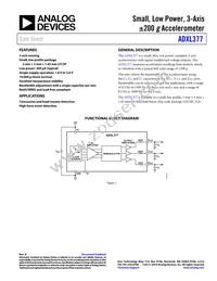 ADXL377BCPZ-RL Datasheet Cover