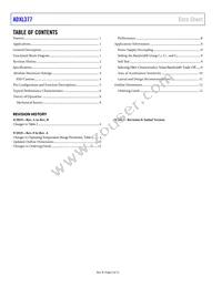 ADXL377BCPZ-RL Datasheet Page 2