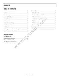 ADXRS610BBGZ-RL Datasheet Page 2