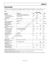 ADXRS612BBGZ-RL Datasheet Page 3