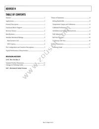 ADXRS614BBGZ-RL Datasheet Page 2