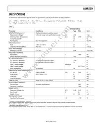 ADXRS614BBGZ-RL Datasheet Page 3