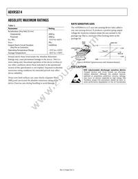 ADXRS614BBGZ-RL Datasheet Page 4