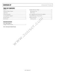 ADXRS646TBGZ-EP-RL Datasheet Page 2