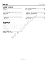 ADXRS649BBGZ-RL Datasheet Page 2