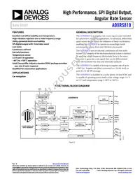 ADXRS810WBRGZ-RL Datasheet Cover