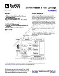ADXRS910WBRGZ-RL Datasheet Cover