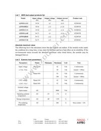 AEW05ABB24 Datasheet Page 2