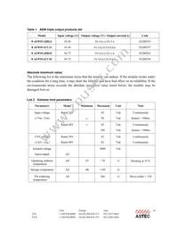 AEW05ABB24 Datasheet Page 18