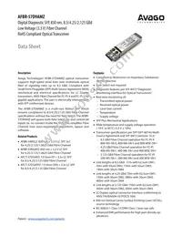 AFBR-57D9AMZ Datasheet Cover